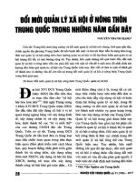 3 Đổi mới quản lý xã hội ở nông thôn Trung Quốc trong những năm gần đây.pdf