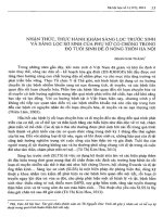 Nhận thức, thực hành khám sàng lọc trước sinh và sàng lọc sơ sinh của phụ nữ có chồng trong độ tuổi sinh đẻ ở nông thôn Hà Nội.pdf