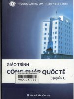 Giáo trình công pháp quốc té 