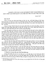 Nghiên cứu dư luận xã hội ở Việt Nam hiện nay qua tiếp cận phổ quát các hệ giá trị và giá trị cốt lõi.pdf