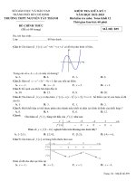 de giua ky 1 toan 12 nam 2022 2023 truong thpt nguyen tat thanh tp hcm 