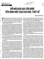 Đổi mới giáo dục cần được tiến hành một cách bài bản, triệt để.pdf