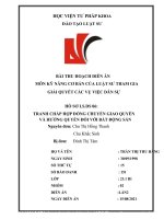 HỒ sơ LS DS 06 TRANH CHẤP hợp ĐỒNG CHUYỂN GIAO QUYỀN và HƯỞNG QUYỀN đối với bất ĐỘNG sản 