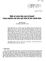 Một số cách tiếp cận lý thuyết trong nghiên cứu khu vực kinh tế phi chính thức.pdf