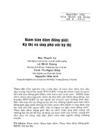 Nam bán dâm đồng giới kỳ thị và ứng phó với kỳ thị 