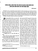 Chính sách, biện pháp cải cách an sinh xã hội năm 2012 liên quan đến người cao tuổi Nhật Bản.pdf