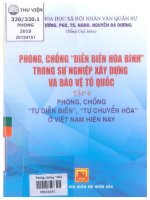 Phòng, chống diễn biến hòa bình trong sự nghiệp xây dựng và bảo vệ tổ quốc sách chuyên khảo  tập 6, phòng, chống tự diễn biến, tự chuyển hóa ở việt nam hiện nay 