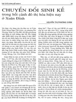 Chuyển đổi sinh kế trong bối cảnh đô thị hóa hiện nay ở Xuân Đỉnh.pdf