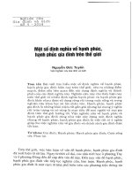 Một số định nghĩa về hạnh phúc, hạnh phúc gia đình trên thế giới.pdf
