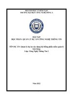 Quản lý dự án xây dựng hệ thống phần mềm quản lý bán hàng