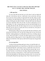 Sáng kiến kinh nghiệm, SKKN BIỆN PHÁP NÂNG CAO CHẤT LƯỢNG DẠY HỌC PHÂN MÔN HỌC HÁT VÀ TẬP ĐỌC NHẠC CHO HỌC SINH LỚP