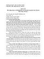 Sáng kiến kinh nghiệm, SKKN Biện pháp nâng cao chất lượng đọc cho học sinh trong phân môn Tập đọc Môn Tiếng Việt lớp 2