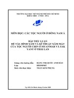 Nghệ thuật xăm ở Myanmmar và Thái Lan