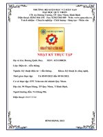 THỰC TẬP FPT TELECOM