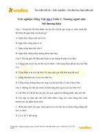 Trắc nghiệm tiếng việt lớp 4 tuần 1: thương người như thể thương thân vndoc com