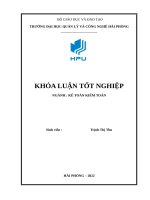 (Khóa luận tốt nghiệp file word) Hoàn thiện công tác kế toán vốn bằng tiền tại Công ty TNHH Trần Nhu