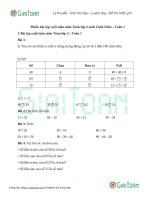 Lý thuyết   giải bài tập – luyện tập 