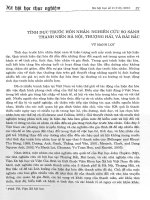 Tình dục trước hôn nhân  nghiên cứu so sánh thanh niên hà nội, thượng hải, và đài bắc 
