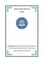 Đề xuất biện pháp quản lý hàng chờ dịch vụ làm thủ tục bay của hãng hàng không Vietjet Air tại sân bay Nội Bài hiện nay.