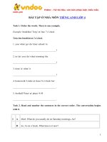 Phiếu bài tập ở nhà tiếng anh lớp 4 trong thời gian nghỉ dịch   ngày 0803   vndoc com
