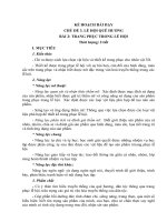 KẾ HOẠCH BÀI DẠY CHỦ ĐỀ 3. LỄ HỘI QUÊ HƯƠNG BÀI 2: TRANG PHỤC TRONG LỄ HỘI Thời lượng: 2 tiết