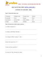 Phiếu bài tập ở nhà tiếng anh lớp 4 trong thời gian nghỉ dịch   ngày 2003   vndoc com