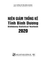 Niên giám thống kê tỉnh Bình Dương 2020