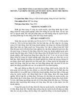 NGHIÊN CỨU PHÁT TRIỂN MỘT SỐ GIỐNG BƯỞI ĐẶC SẢN, CHẤT LƯỢNG CAO TRÊN ĐỊA BÀN TỈNH VĨNH PHÚC THEO HƯỚNG SẢN XUẤT HÀNG HÓA