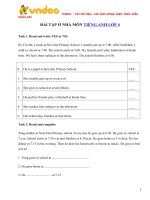 Phiếu bài tập ở nhà tiếng anh lớp 4 trong thời gian nghỉ dịch   ngày 1003   vndoc com