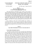 ĐỀ ÁN Sắp xếp, sáp nhập thôn (xóm) trên địa bàn xã Tân Thịnh, huyện Nam Trực