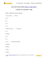 Phiếu bài tập ở nhà tiếng anh lớp 4 trong thời gian nghỉ dịch   ngày 2304   vndoc com