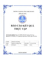 Báo cáo kết quả thực tập Thương mại dịch vụ Trường Hải tour.pdf