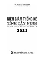 Niên giám thống kê tỉnh Tây Ninh 2021