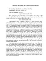 NGHIÊN CỨU PHÁT TRIỂN MỘT SỐ GIỐNG BƯỞI ĐẶC SẢN, CHẤT LƯỢNG CAO TRÊN ĐỊA BÀN TỈNH VĨNH PHÚC THEO HƯỚNG SẢN XUẤT HÀNG HÓA