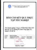 Báo cáo kết quả thực tập tốt nghiệp Công ty TNHH phần mềm FPT.pdf