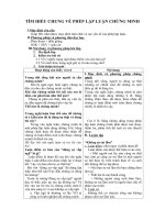 TÌM HIỂU CHUNG VỀ PHÉP LẬP LUẬN CHỨNG MINH