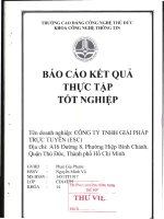 Báo cáo kết quả thực tập tốt nghiệp Công ty TNHH giải pháp trực tuyến 2.pdf