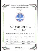 Báo cáo kết quả thực tập Marketing Du lịch Đất Việt tour.pdf