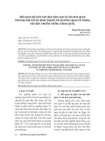 Mối quan hệ giữa văn hóa dân gian và văn hóa quan phương đối với sự hình thành tín ngưỡng Quan Vũ trong văn hóa truyền thống Trung Quốc