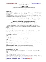 TIÊU CHUẨN QUỐC GIA TCVN 8237 2009 MẠNG VIỄN THÔNG THIẾT BỊ GHÉP KÊNH SỐ 140 MBIT/S Telecommunication network 140 Mbit/s