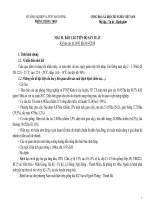 Các bang biểu trong đề cương kế hoạch triển khai chương trình giám sát dịch bệnh, phòng tránh, khắc phục hậu quả thiên tai và