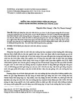 Kiểm tra đánh giá sinh viên sư phạm theo định hướng đánh giá năng lực