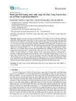 Đánh giá chất lượng nước mặt vùng Tứ Giác Long Xuyên theo chỉ số WQI và mô hình MIKE11