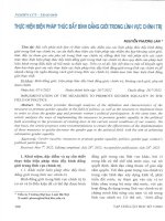 Thực hiện biện pháp thúc đẩy bình đẳng giới trong lĩnh vực chính trị