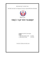 BÁO CÁO THỰC TẬP TẠI CÔNG TY TNHH THƯƠNG MẠI DỊCH VỤ CARTEK