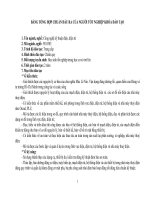 BẢNG TỔNG HỢP CHUẨN ĐẦU RA CỦA NGƯỜI TỐT NGHIỆP KHÓA ĐÀO TẠO 1. Tên ngành, nghề: Công nghệ kỹ thuật điện, điện tử 2. Mã ngành, nghề: 5510303 3. Trình độ đào tạo: Trung cấp Chính quy