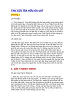 THƯ GỬI TÍN HỮU GA-LÁT