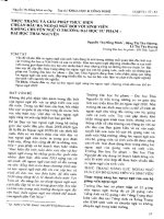 hực trạng và giải pháp thực hiện chuẩn đầu ra ngoại ngữ đối với sinh viên không chuyên ngữ ở trường đại học sư phạm   đại học thái nguyên