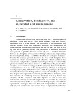 Ebook Perspectives in ecological theory and integrated pest management: Part 2