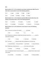 Đề thi tiếng anh THPT QG (đề 2  có đáp án)